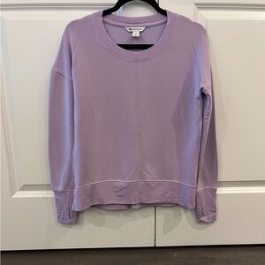 Athleta Coaster Luxe Recover Sweatshirt Purple
